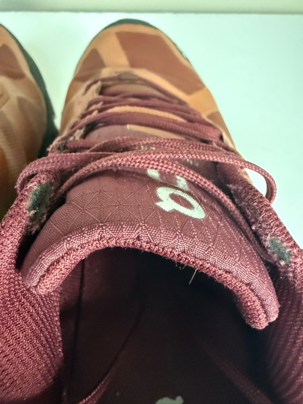 On Women's Cloudventure Waterproof Trail Running Shoes Hazel/Mulberry 9.5 - Picture 11 of 13